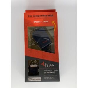 FUSE BLACK CHARGER MADE FOR IPOD 1st 2nd 3rd, 4th gen AND IPHONE  3GS, 4G & Nano